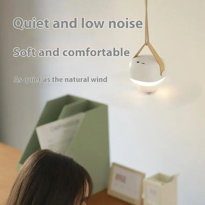 Ventilateur de plafond, télécommande sans fil, USB, lampe de chevet, dortoir, petite lampe de nuit portable, ventilateur électrique.